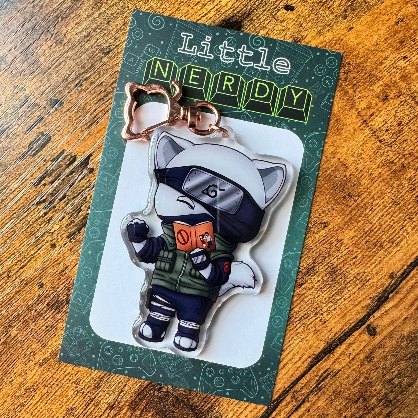 Kakashi Clear Acrylic Keychain