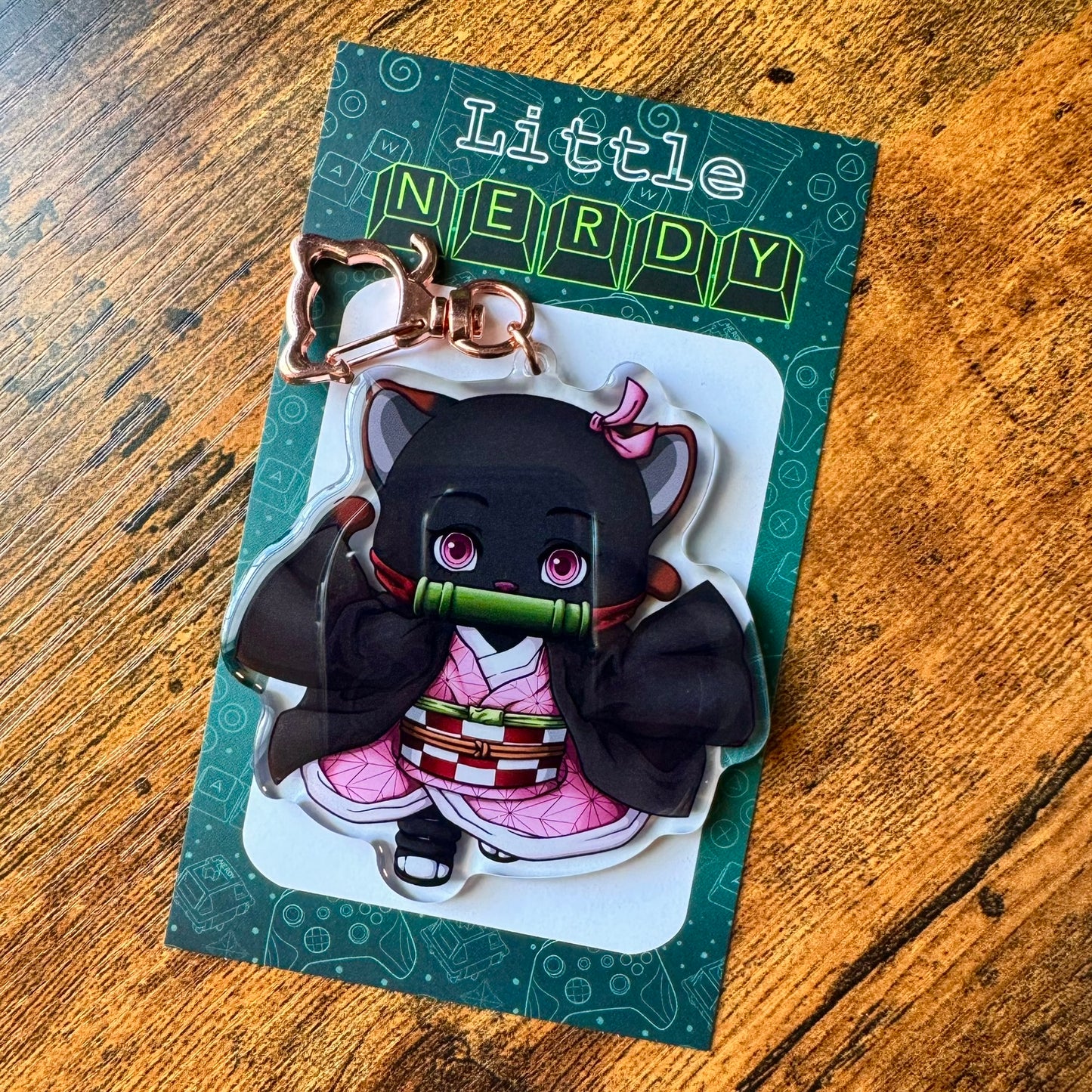 Nezuko Clear Acrylic Keychain