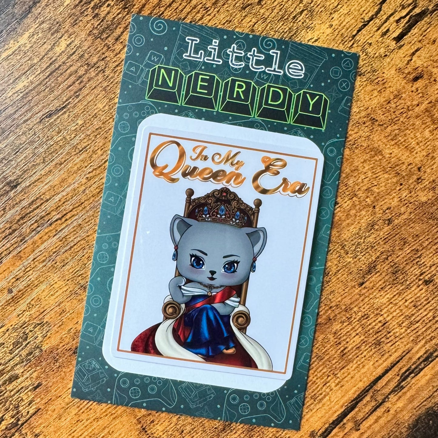 Queen Era Clear Vinyl Sticker