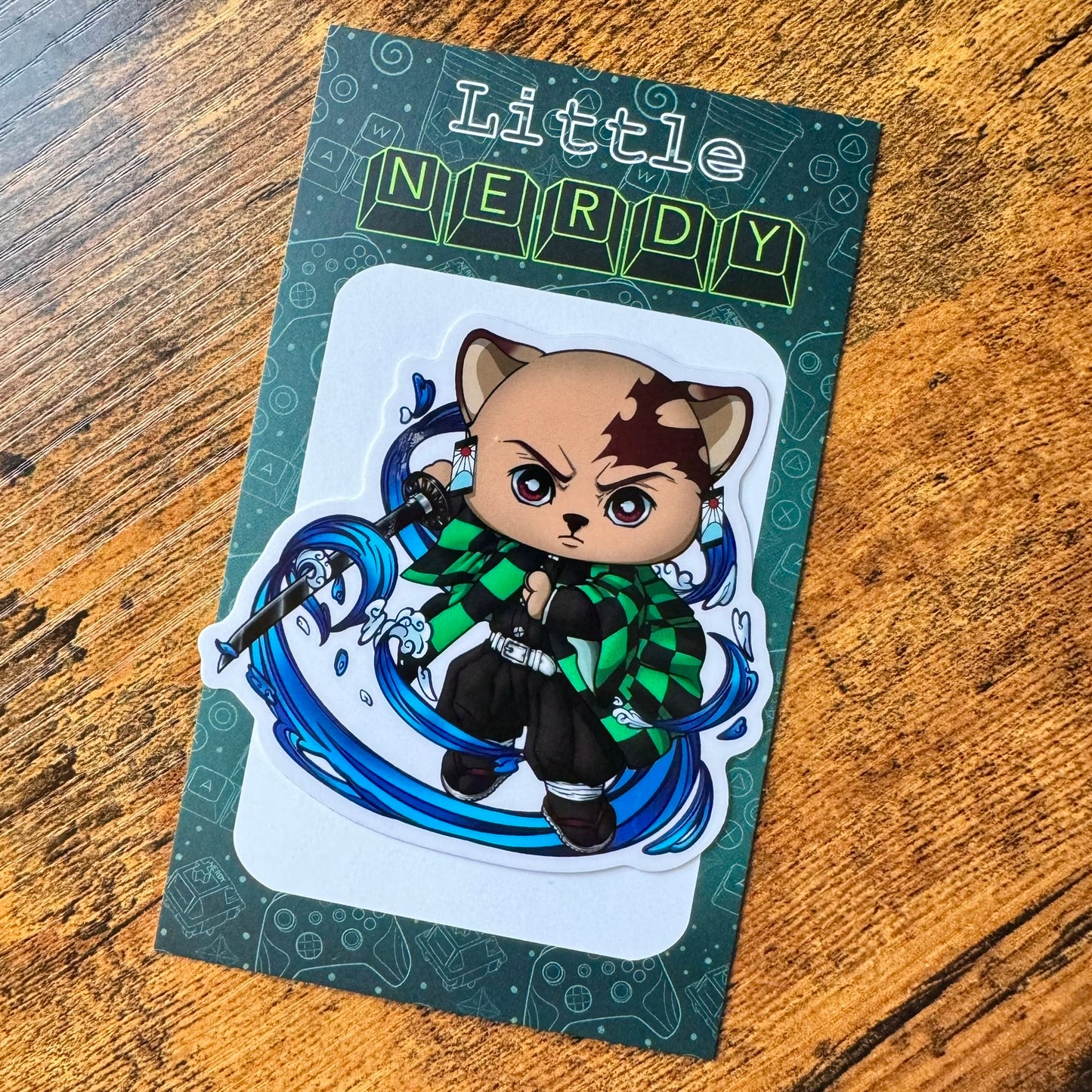Tanjiro Clear Vinyl Sticker
