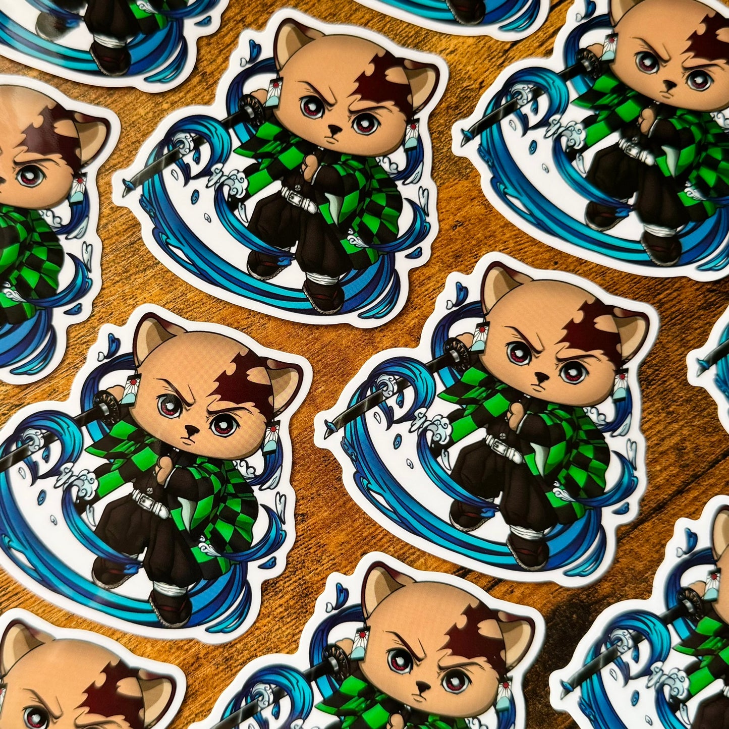 Tanjiro Clear Vinyl Sticker