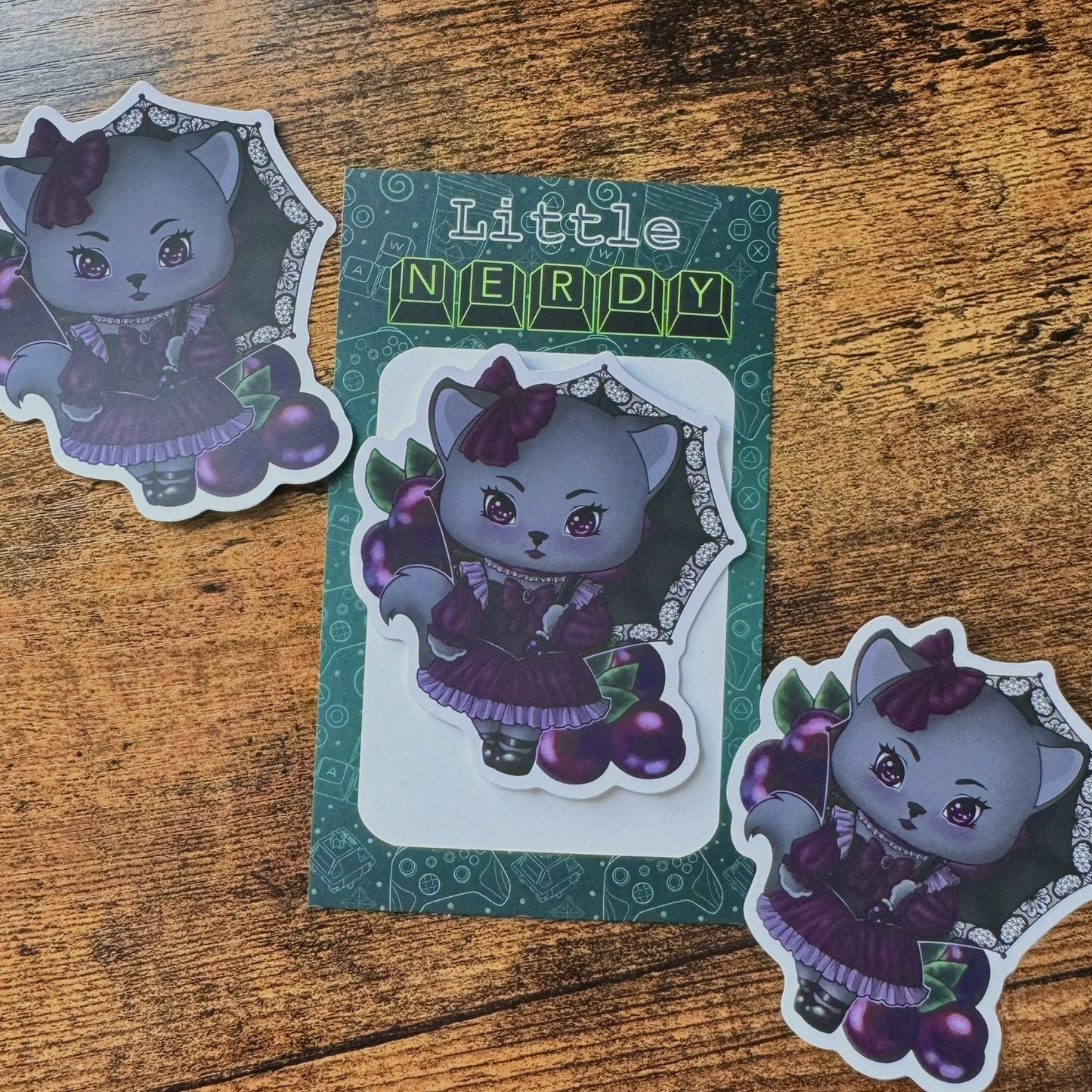 Plum Matte Vinyl Sticker