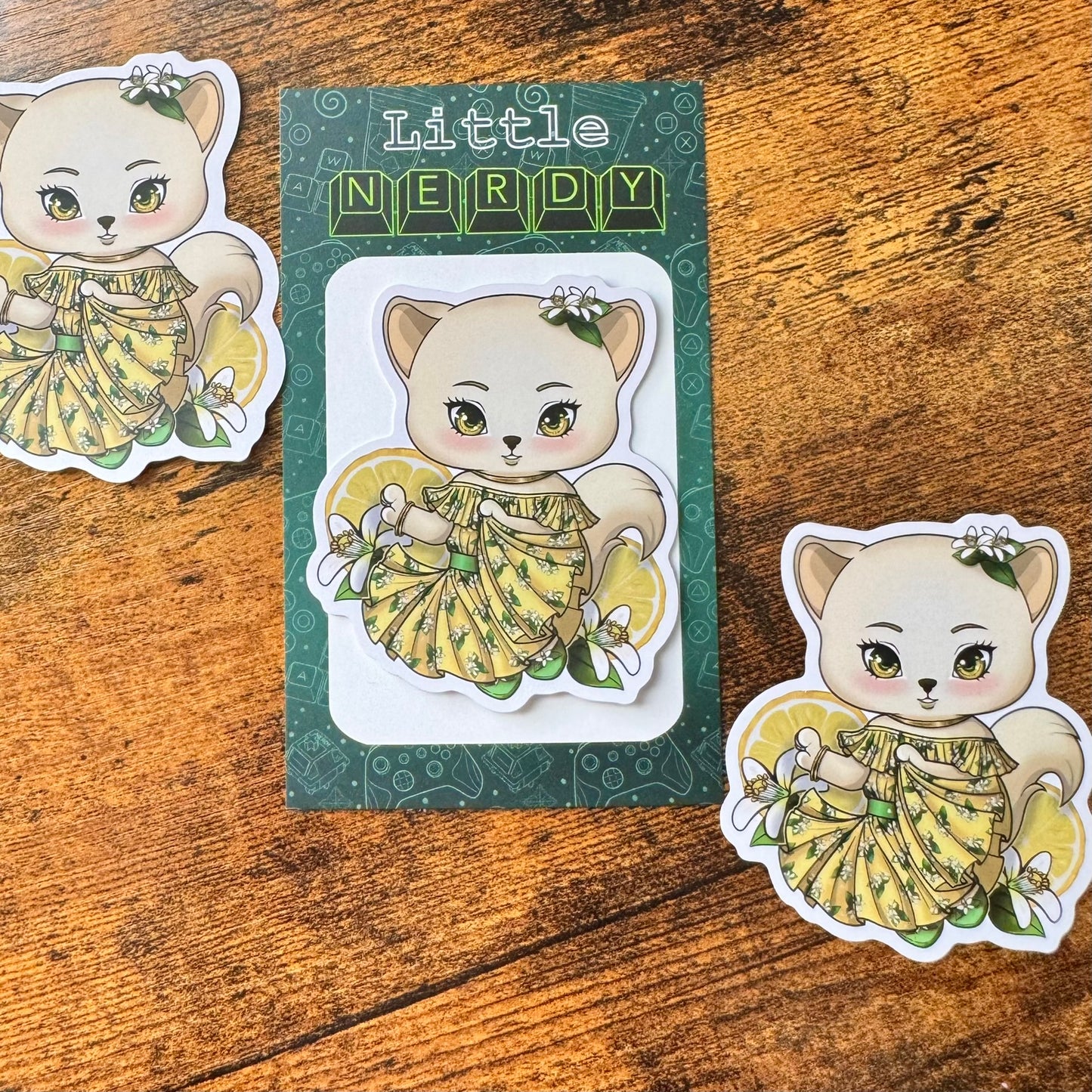 Limona Matte Vinyl Sticker