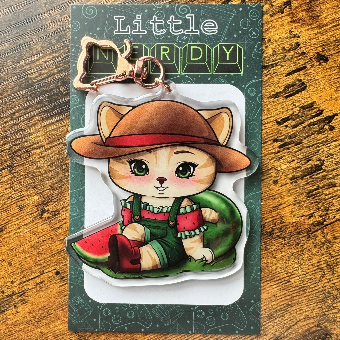 Melony | Clear Acrylic Keychain