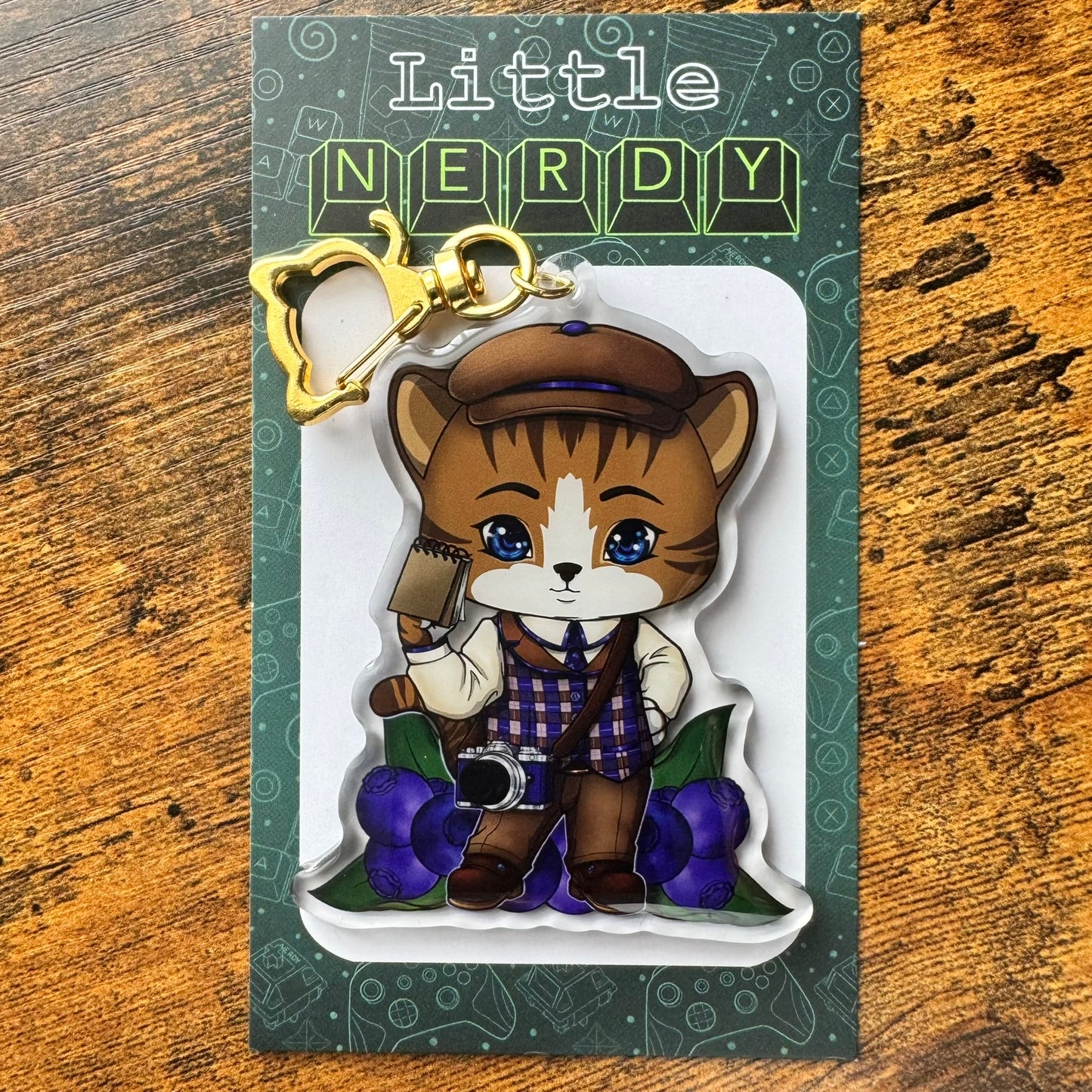 Bleu | Clear Acrylic Keychain
