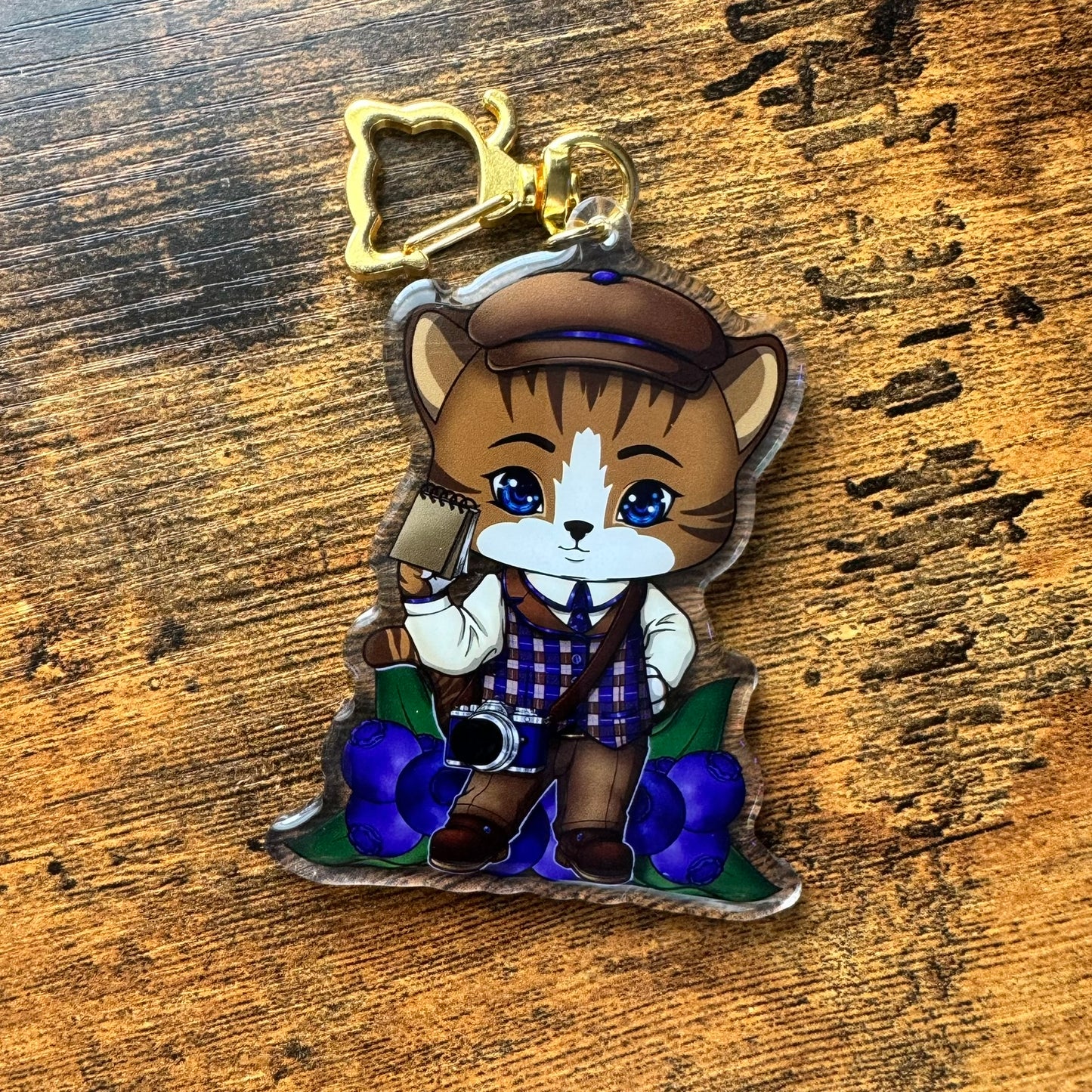 Bleu | Clear Acrylic Keychain