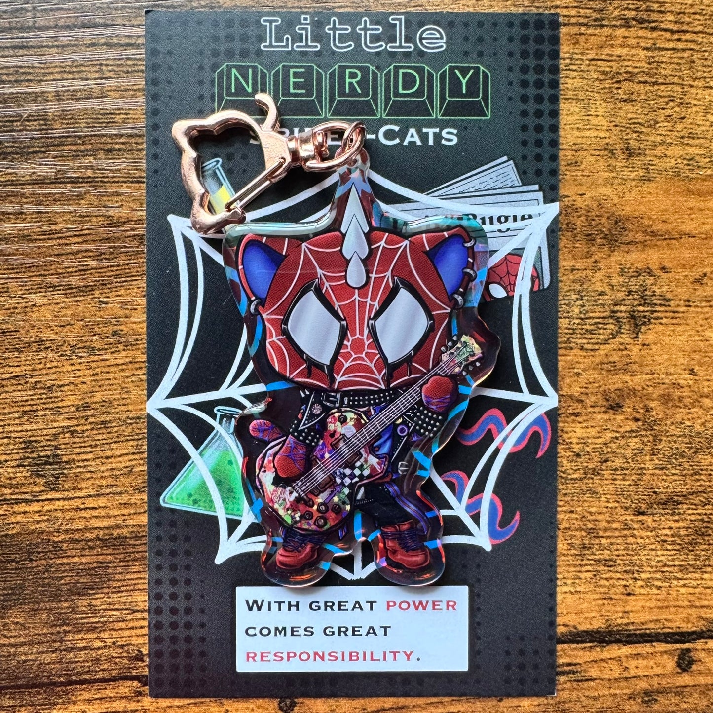 Spider-Punk Acrylic Keychain