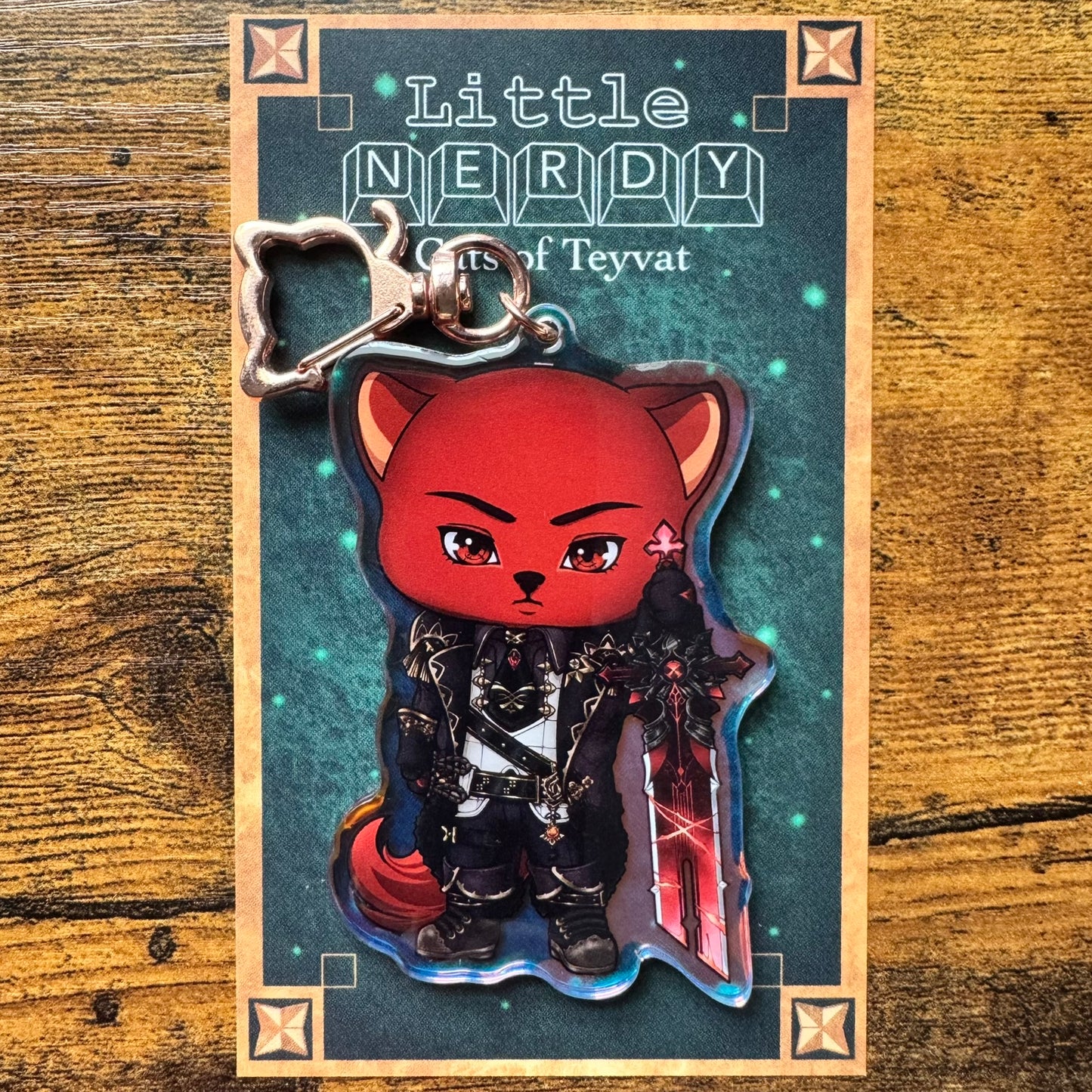 Genshin Impact, Diluc Acrylic Keychain