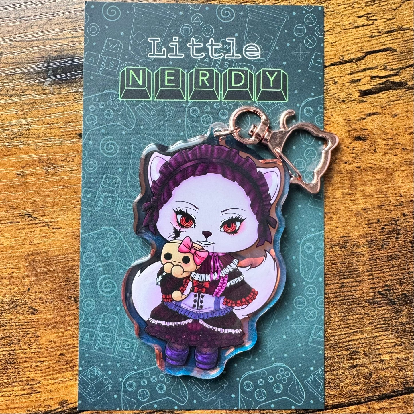Kitty Porcelain Maid Acrylic Keychain