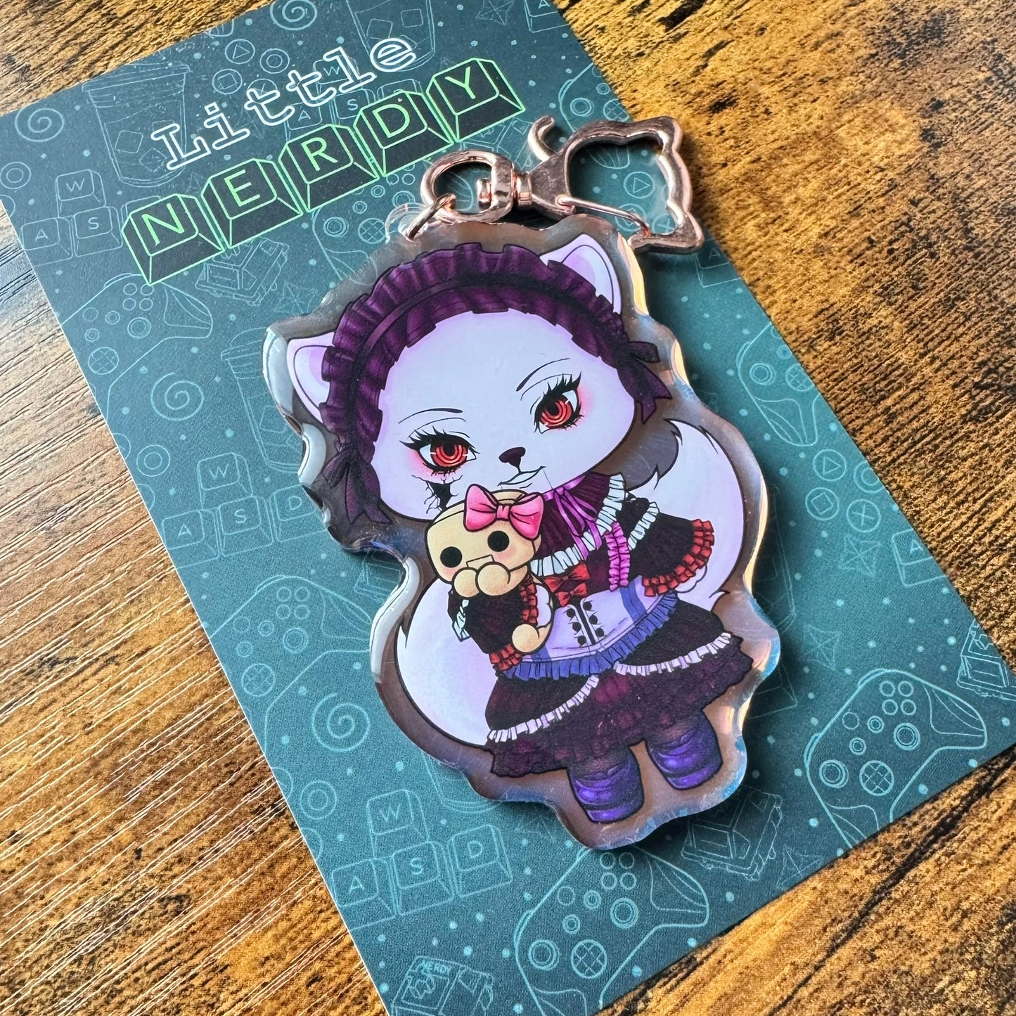 Kitty Porcelain Maid Acrylic Keychain