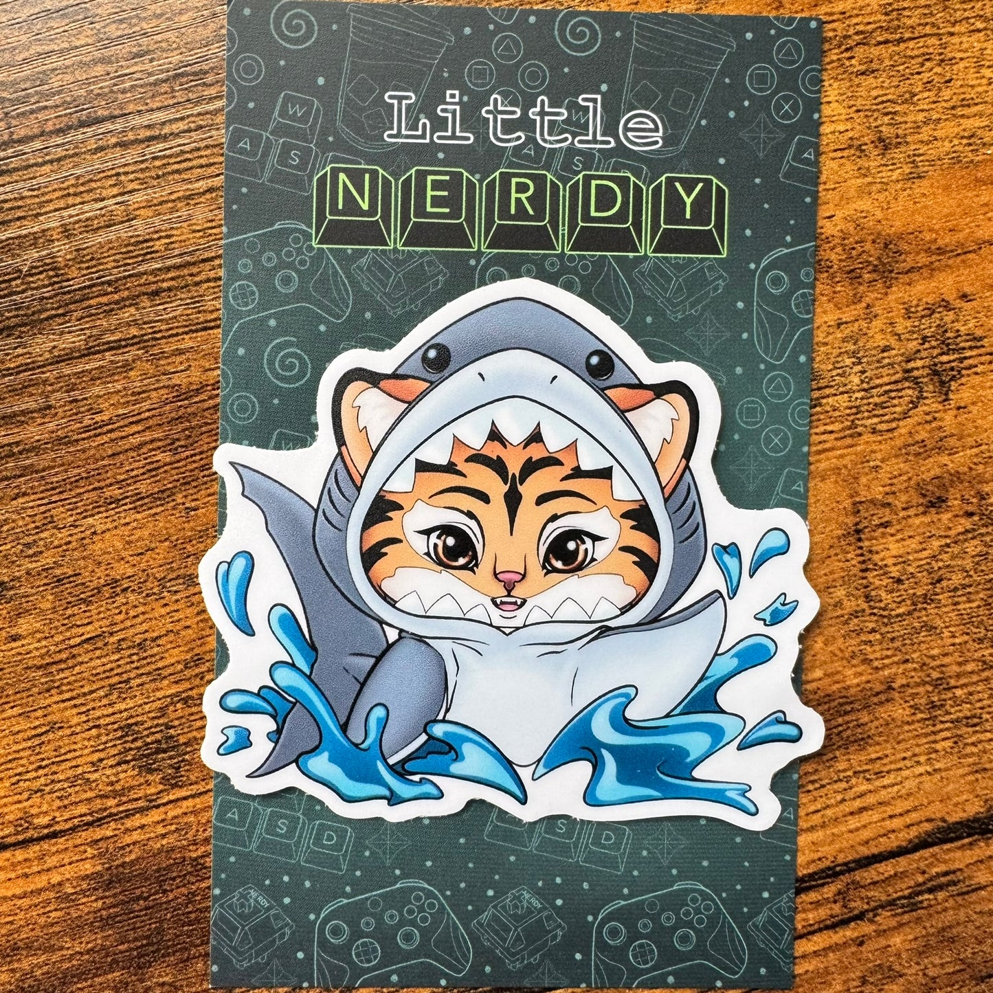 Tiger Shark Matte Vinyl Sticker