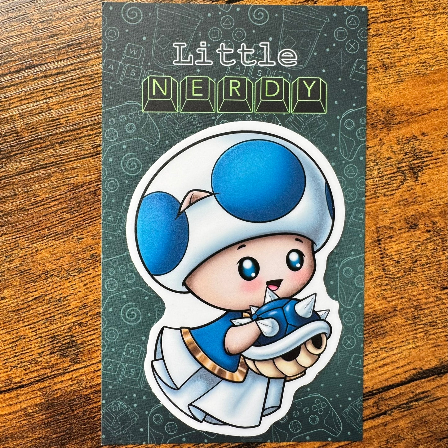 Mario Toadstool Inspired Spookitty Vinyl Stickers