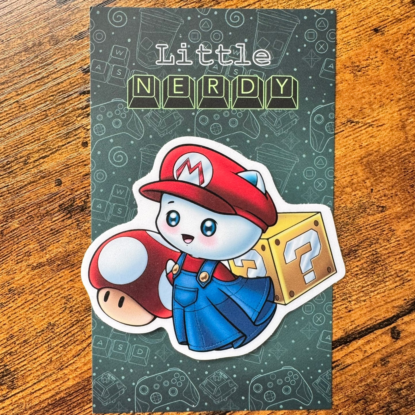 Mario Character Inspired Spookitty Vinyl Stickers