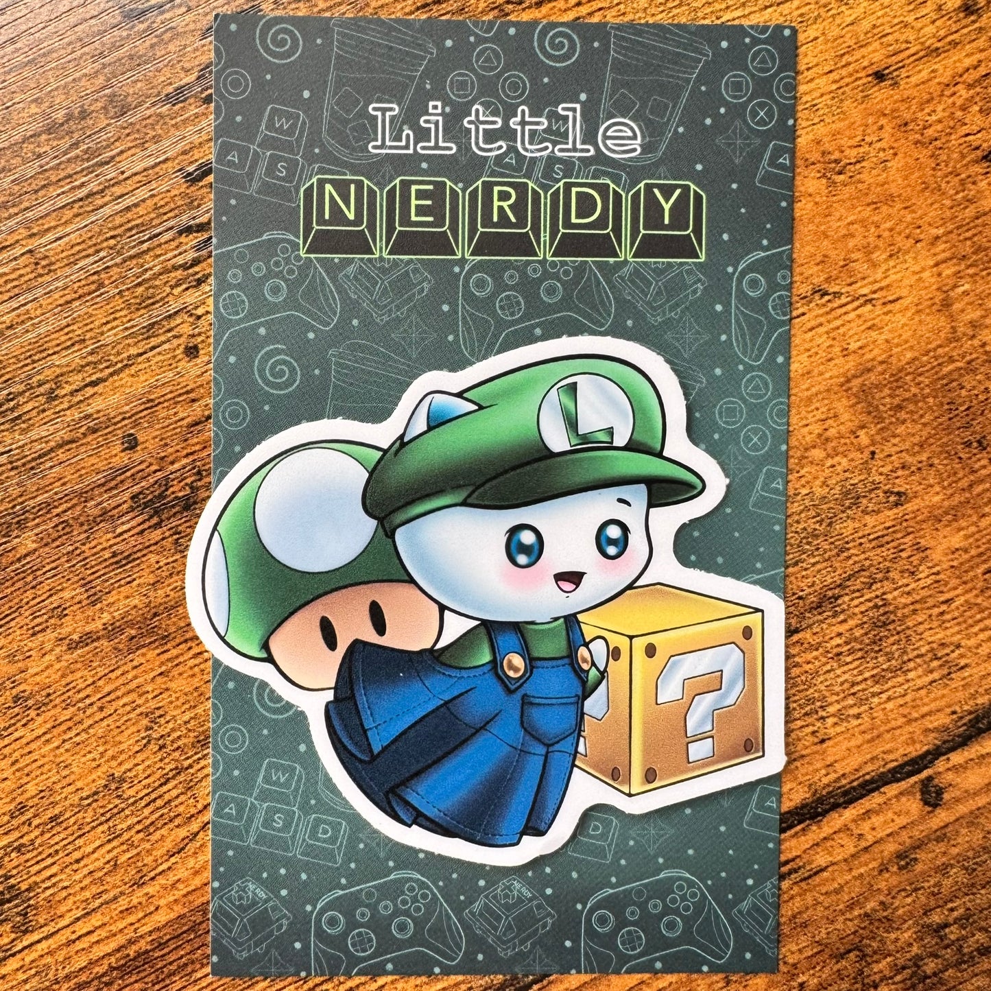 Mario Character Inspired Spookitty Vinyl Stickers