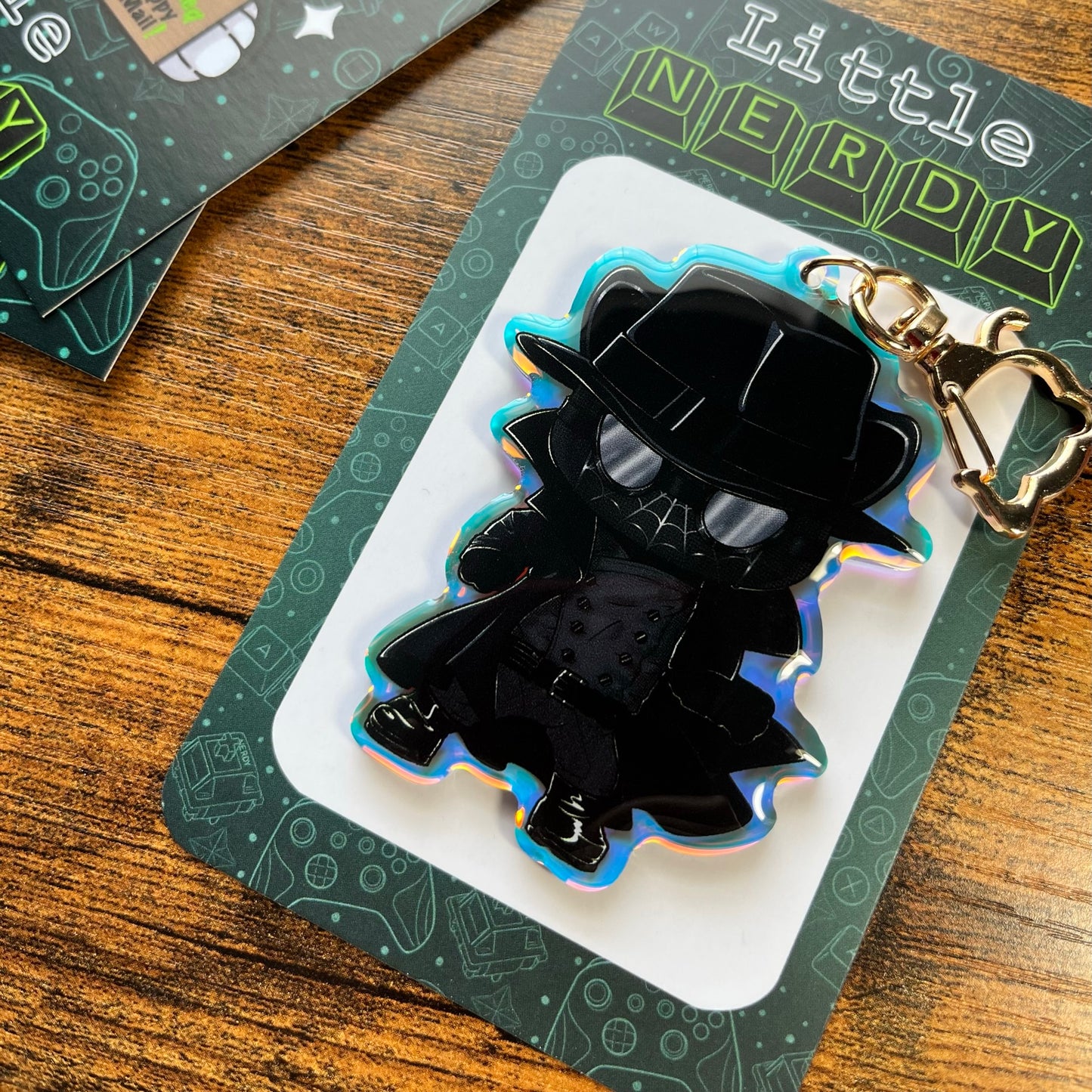 Spider-Cat Noir Acrylic Keychain