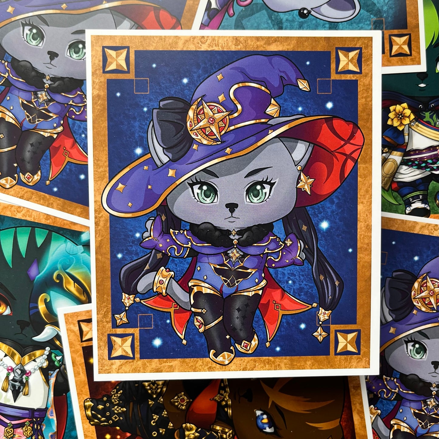 Genshin Impact, Mona Mini Art Print