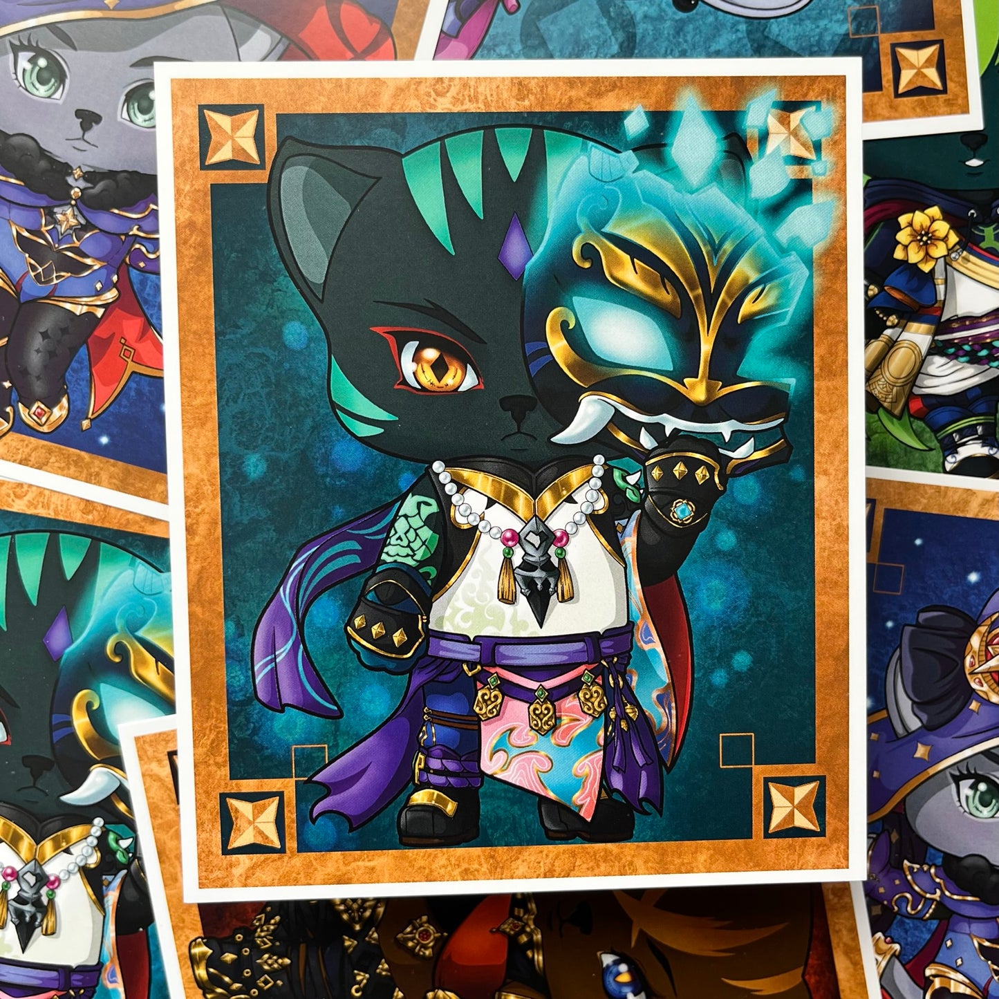 Genshin Impact, Xiao Mini Art Print