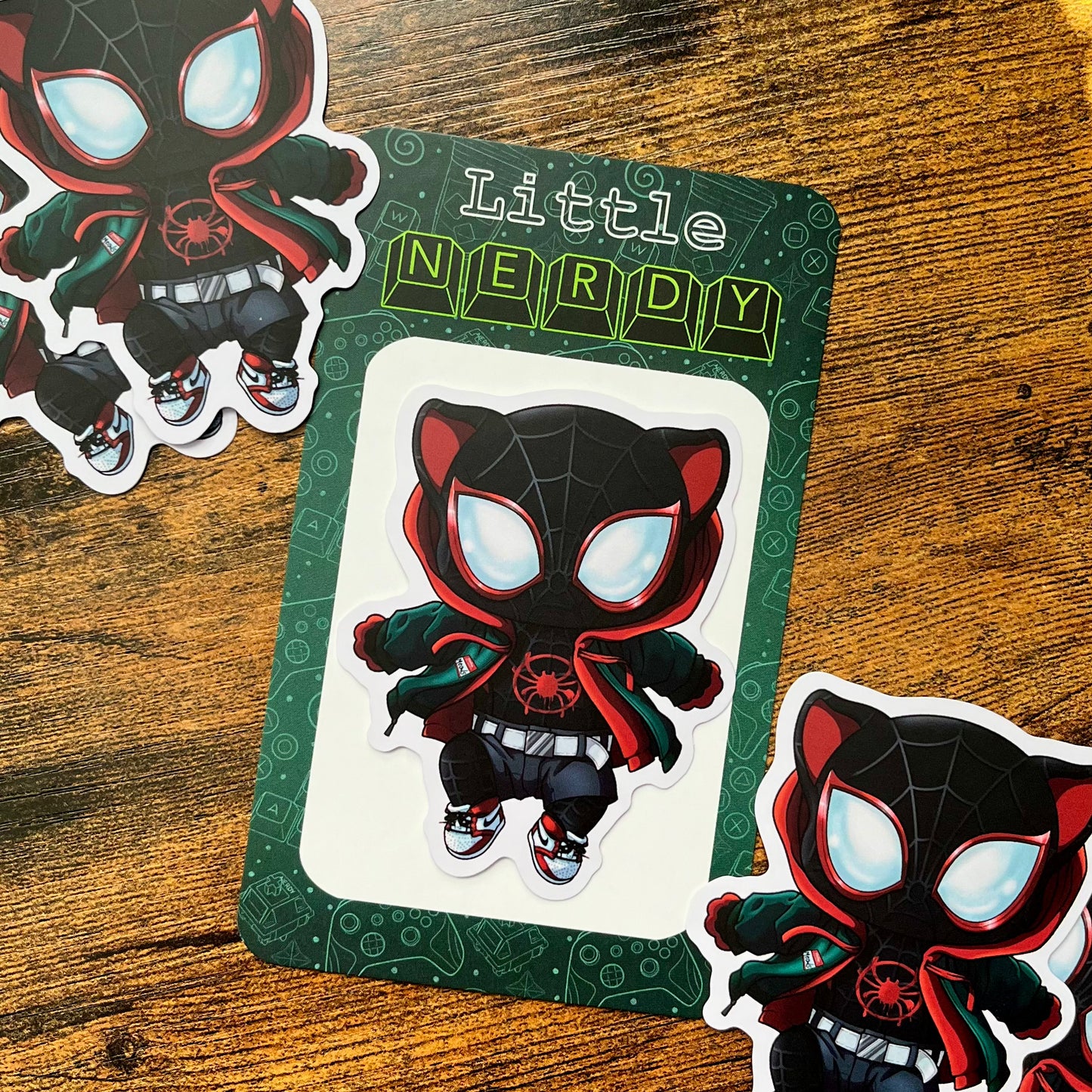 Meows Morales Matte Vinyl Sticker