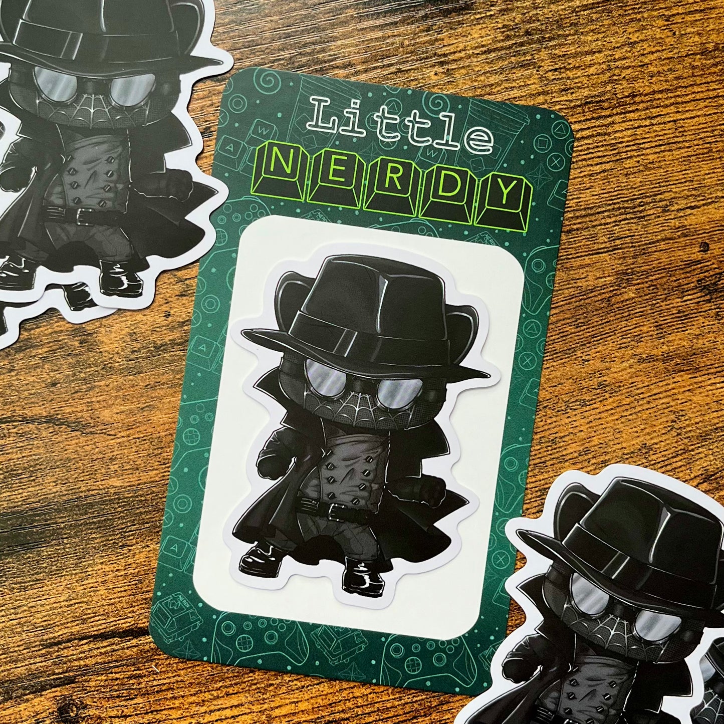 Spider-Cat Noir Matte Vinyl Sticker