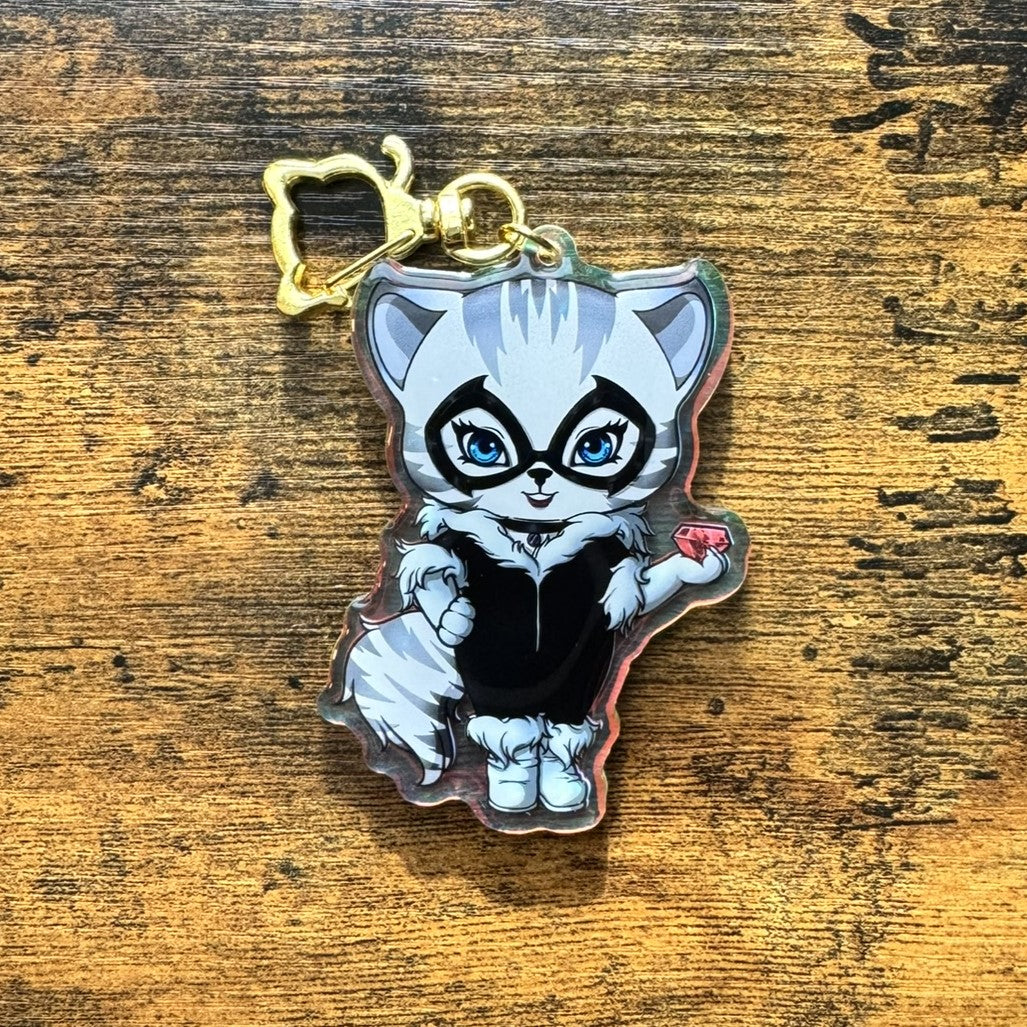 Felicia Hardy 'Black Cat' Acrylic Keychain