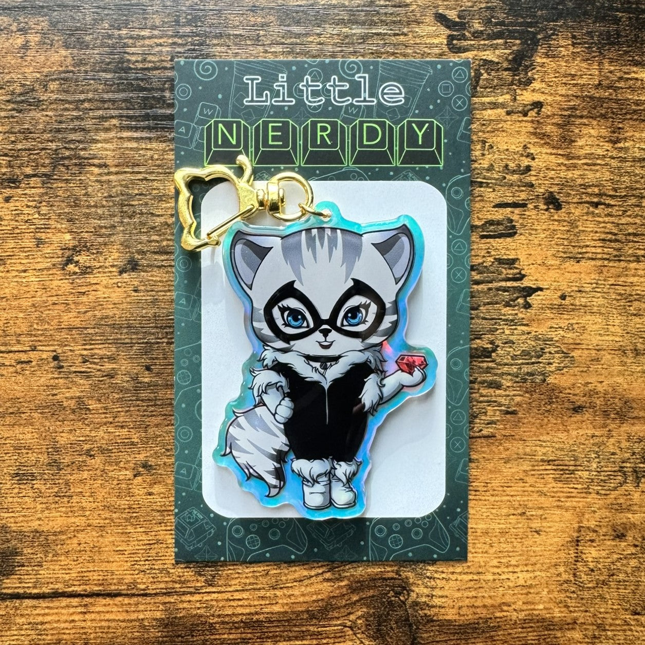 Felicia Hardy 'Black Cat' Acrylic Keychain