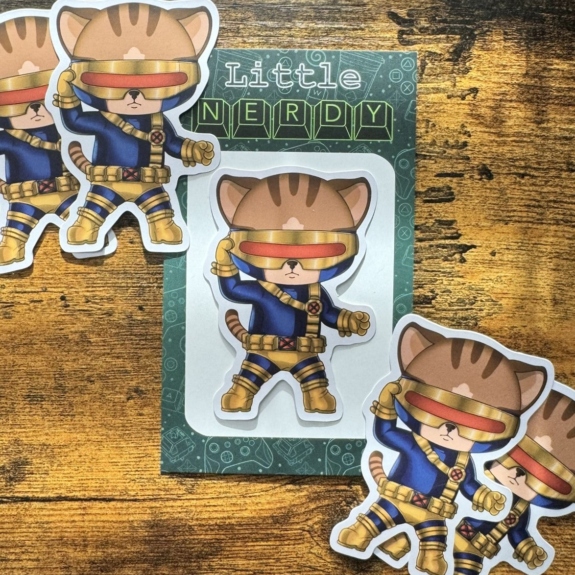 X-Cats Cyclops Matte Vinyl Sticker
