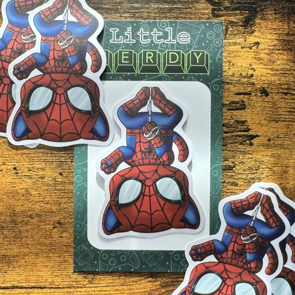 Spider-Cat Peter Parker Matte Vinyl Sticker