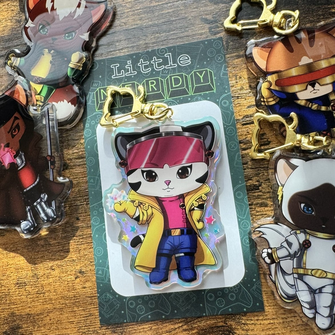 X-Cats Jubilee Acrylic Keychain