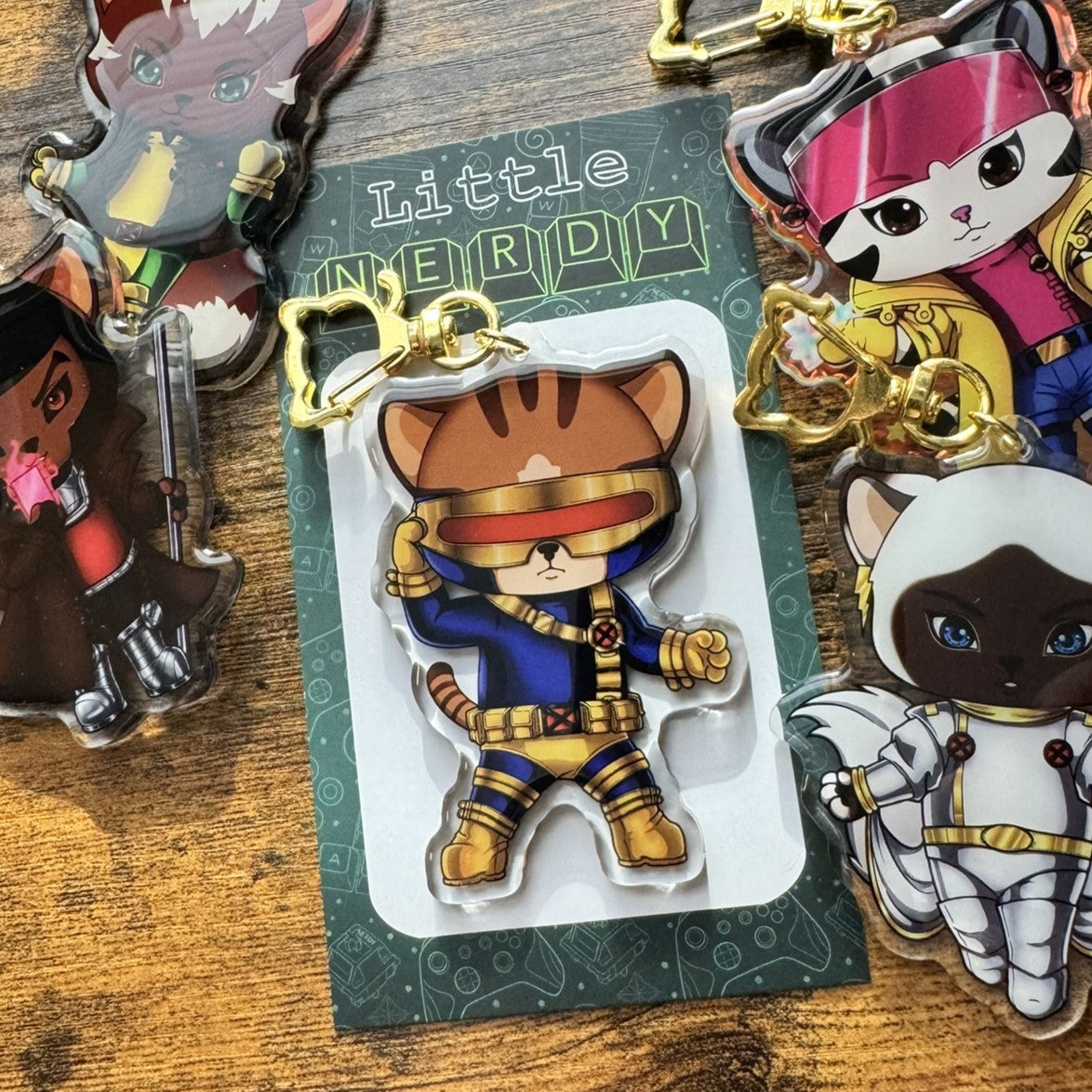 X-Cats Cyclops Acrylic Keychain