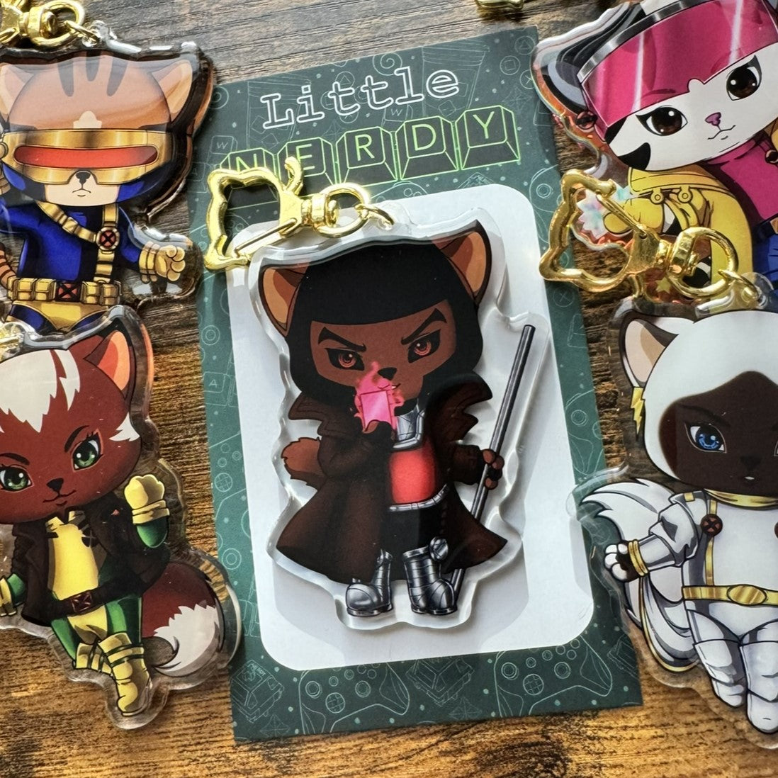 X-Cats Gambit Acrylic Keychain
