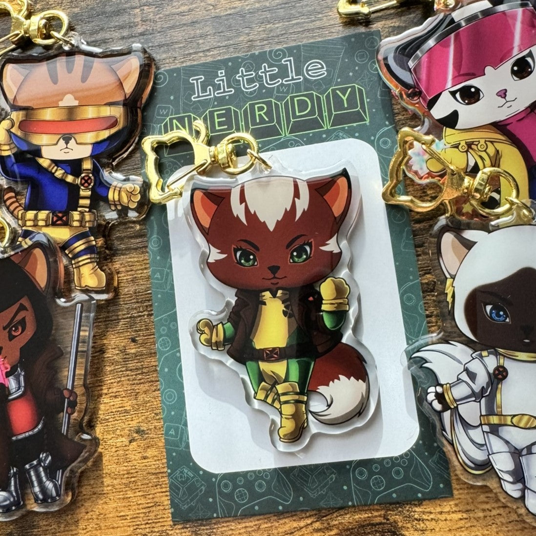 X-Cats Rogue Acrylic Keychain