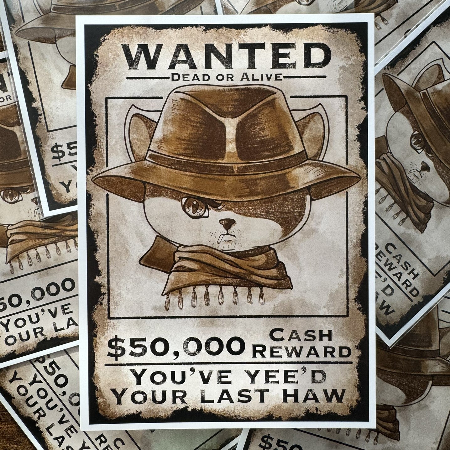Wanted Poster Mini Art Print