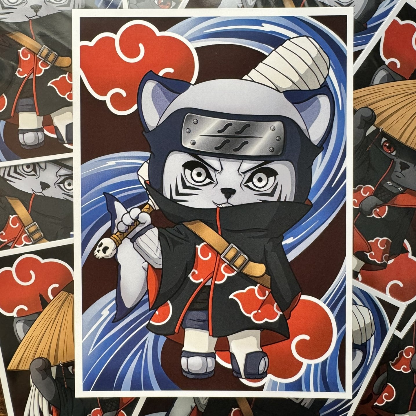 A-cat-suki Kisame Mini Art Print