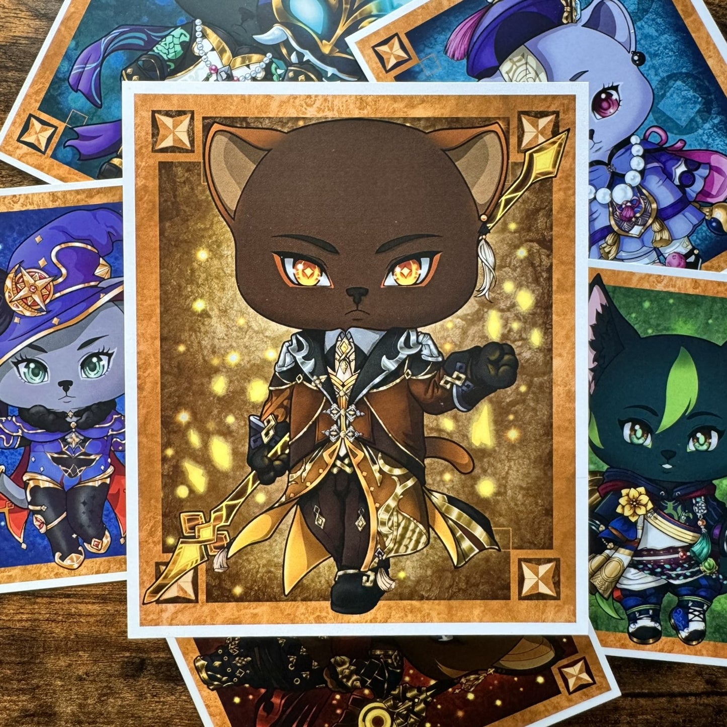 Genshin Impact, Zhongli Mini Art Print