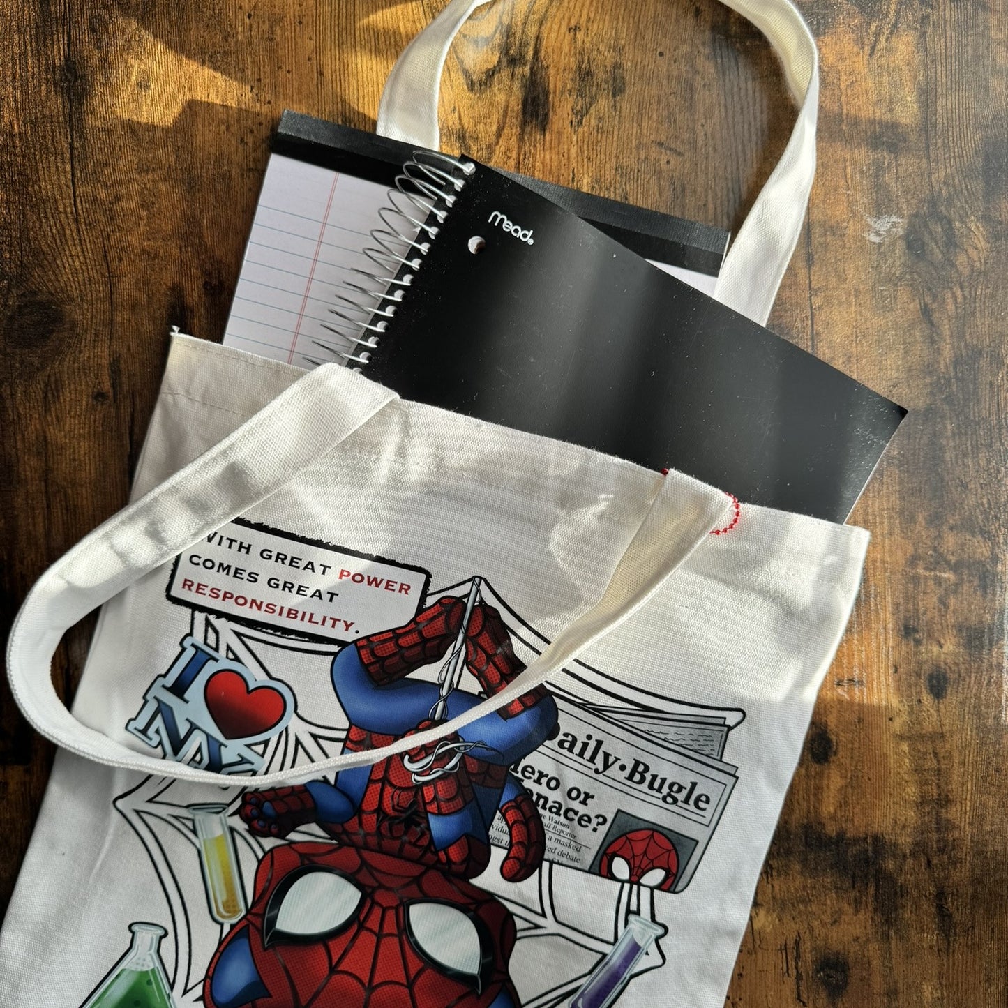 Spider-Cat Tote Bag