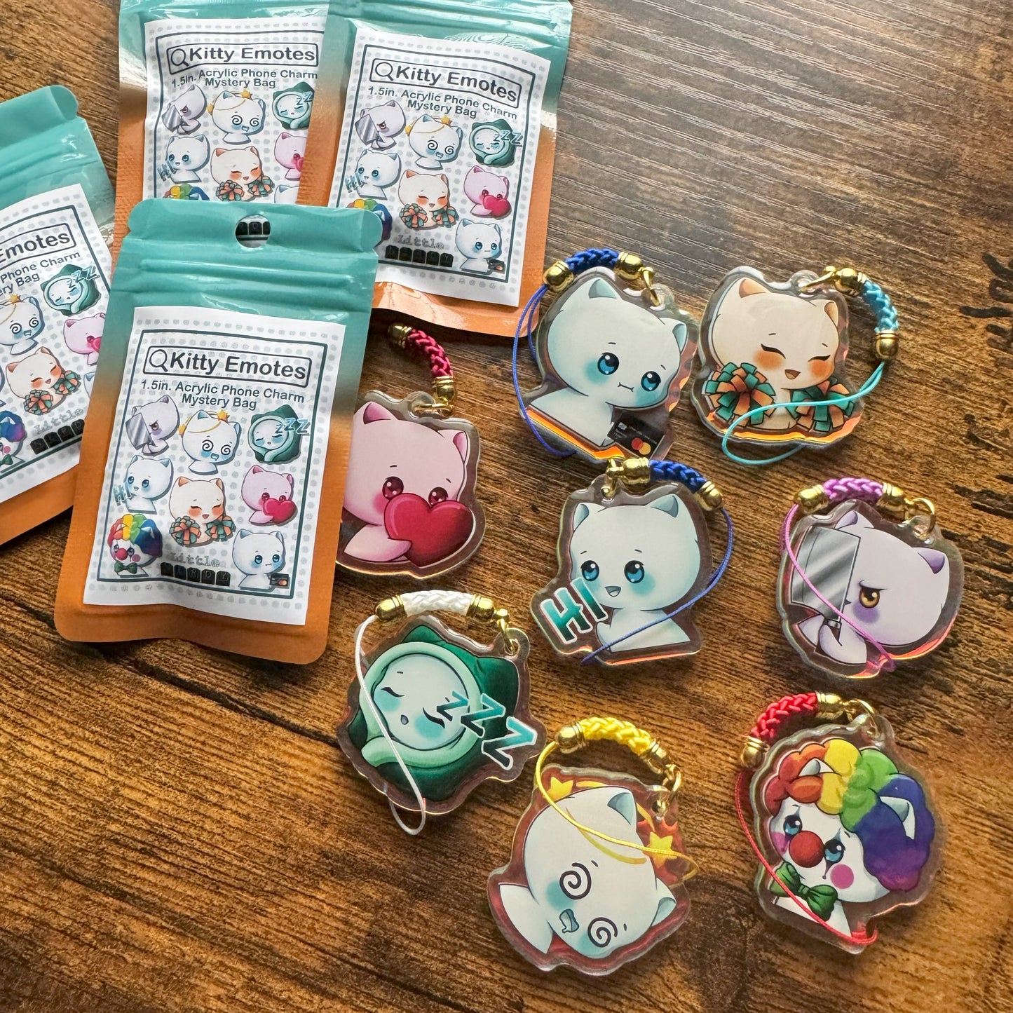 Mini Kitty Emote Charm Mystery Bag