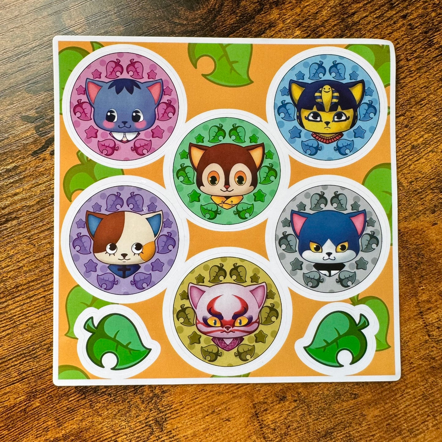 Kitty Visitor Sticker Sheet