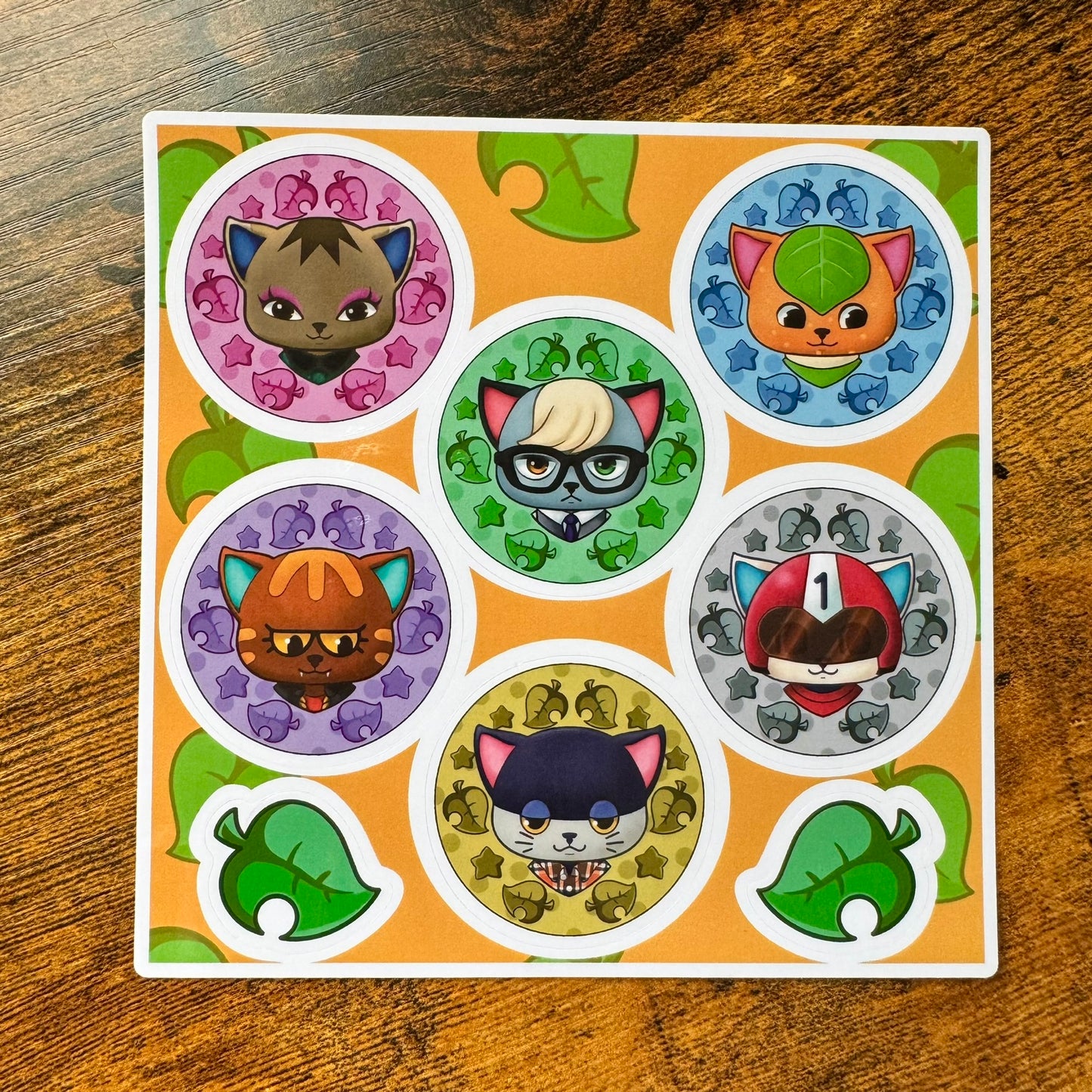 Kitty Visitor Sticker Sheet