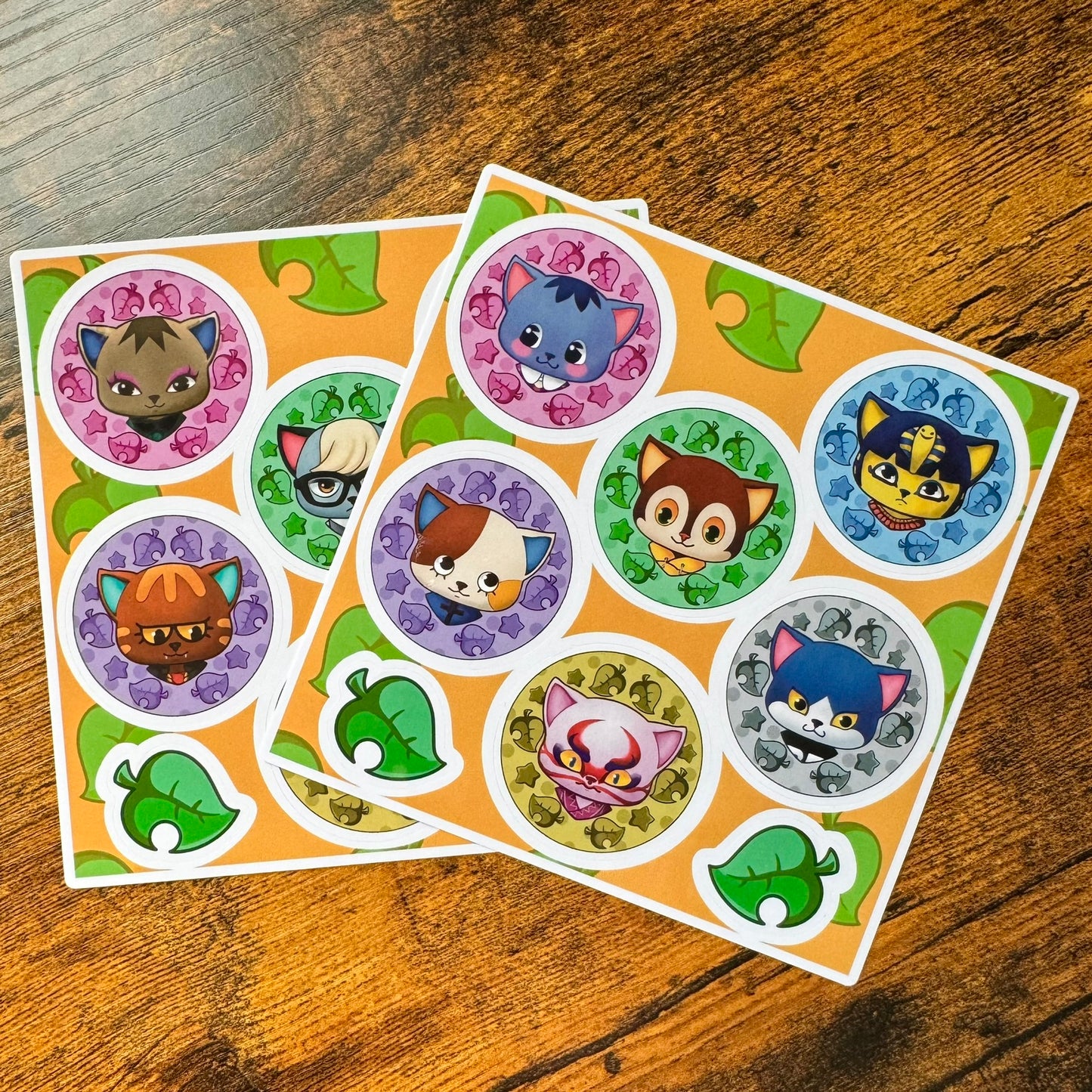 Kitty Visitor Sticker Sheet