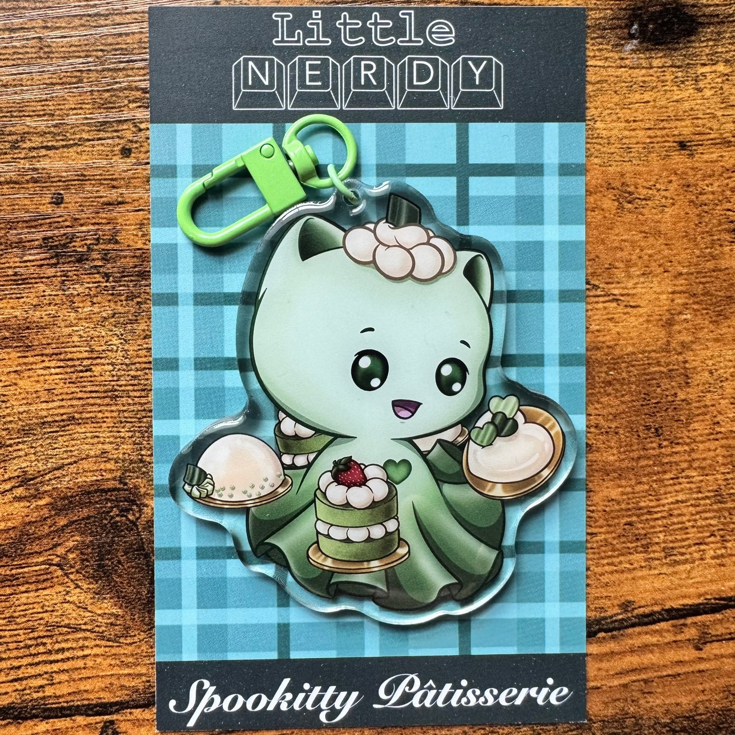 Spookitty Patisserie Acrylic Keychains