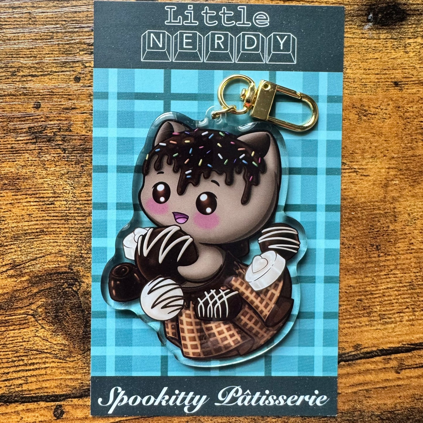 Spookitty Patisserie Acrylic Keychains