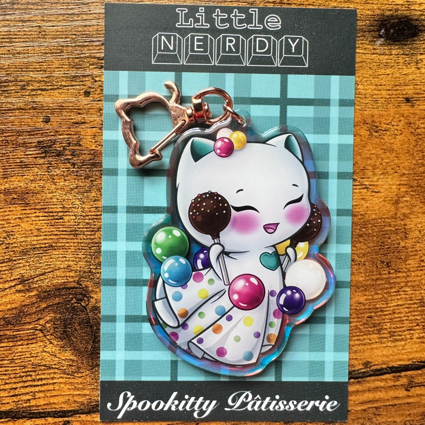 Spookitty Patisserie Acrylic Keychains
