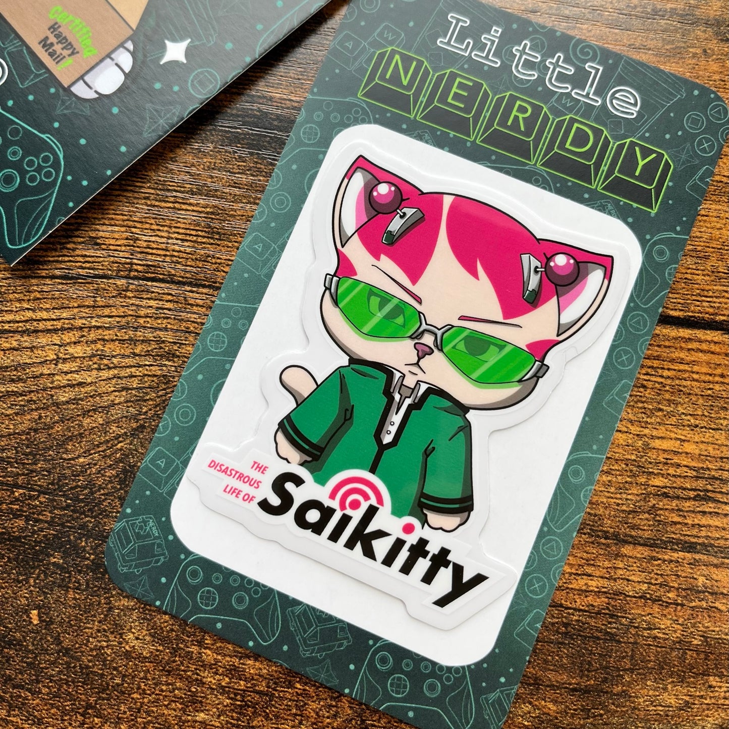 Saikitty Clear Vinyl Sticker